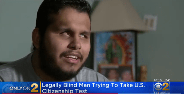  Blind Man Denied US Citizenship Because He Wasn’t Given The Test In Braille