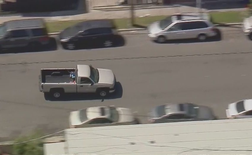 2 Suspects In A Stolen Vehicle Taken Into Custody Following High-Speed Police Chase Through South L.A.