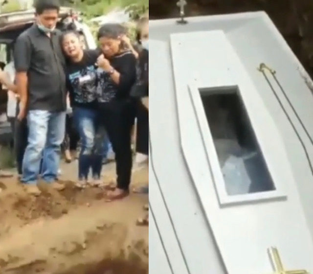  Creepy Video Shows Moment Corpse “Waves” During Funeral