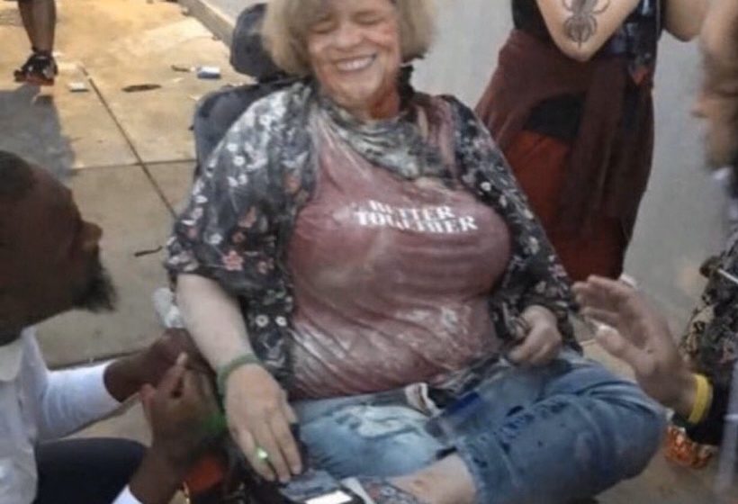  White Woman Allegedly Fakes Being Wheelchair-Bound During Black Lives Matter Protest, Twitter Reacts
