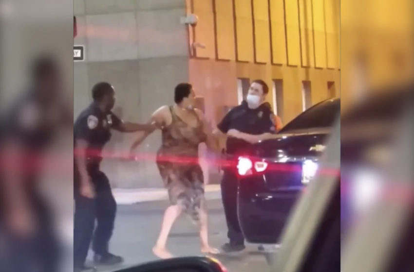  Black Woman Assaulted By Black Cop, After Punching Another Officer