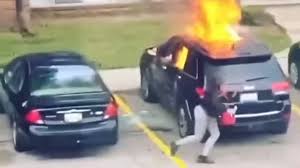fire jeep suspect viral claims girlfriend owner never female his set july