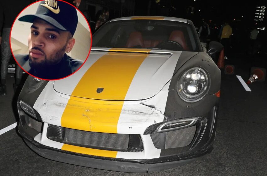  Chris Brown Is Unbothered By His Porsche Being Wrecked, Says He Got Ten Of Them