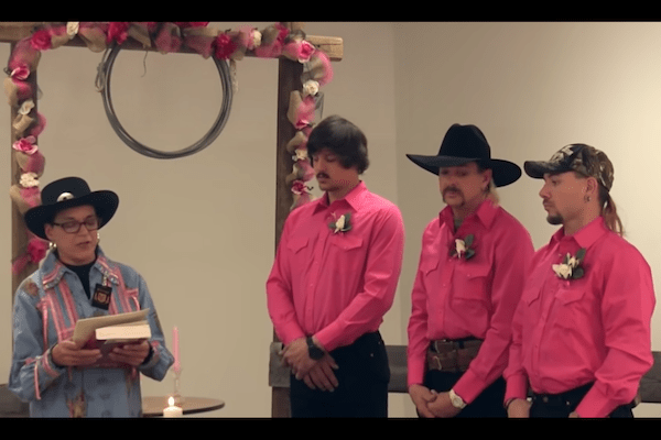  Tiger King’s Gay Three-Way Wedding Was Fake, Joe Exotic’s Ex-Husband Says