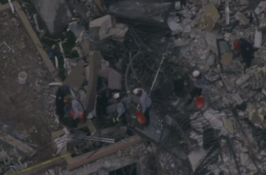  Firefighter Retrieves His 7-Year-Old Child’s Lifeless Body From Rubble of Florida Condo Collapse