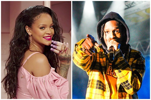  Rihanna Spotted In The Studio In New York With Boyfriend A$AP Rocky