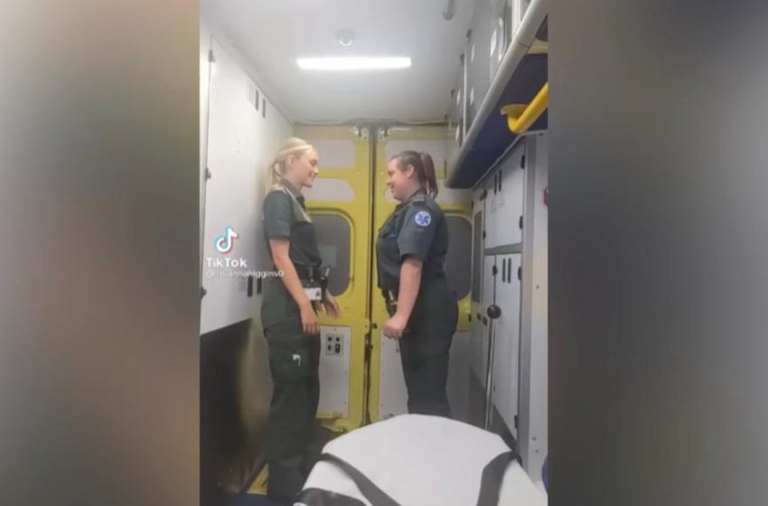  UK Paramedics Dragged In TikTok Comment Section After Posting Dancing Video In Ambulance