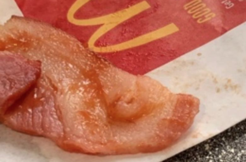  Man Considers Going Vegan After Discovering ‘Pig Nipple’ In McDonald’s Bacon Roll
