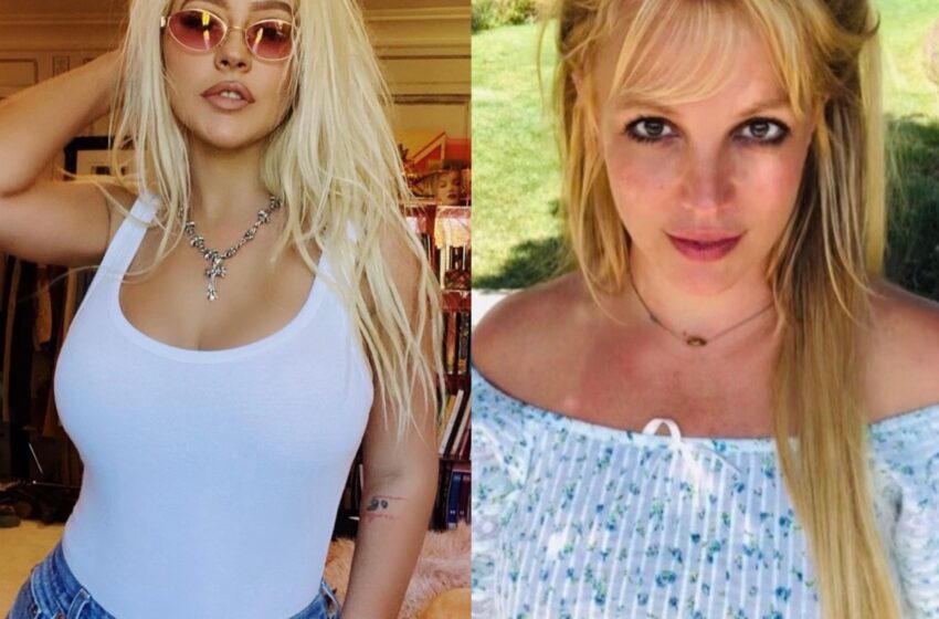  Christina Aguilera Defends Britney Spears Two Months After Awkward Red Carpet Moment Over Conservatorship