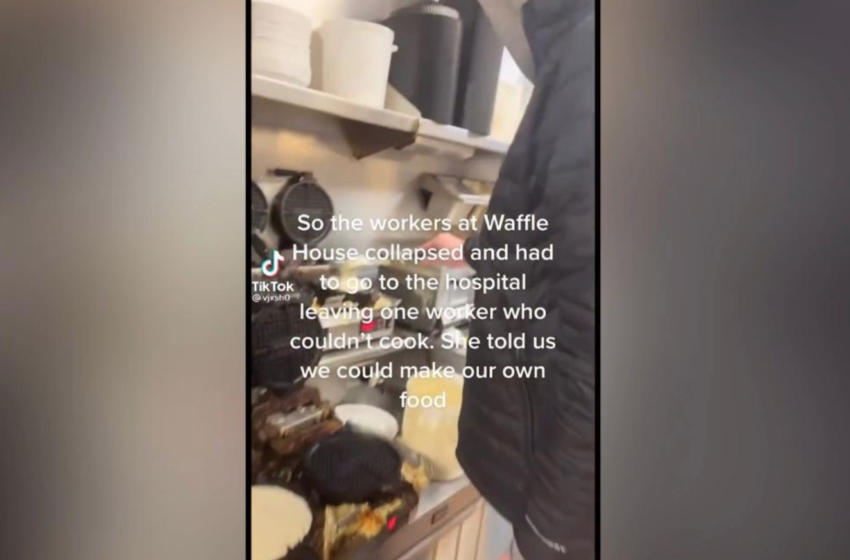  Viral Video Shows Customers Cooking Their Own Food At Waffle House After Workers Allegedly Collapsed