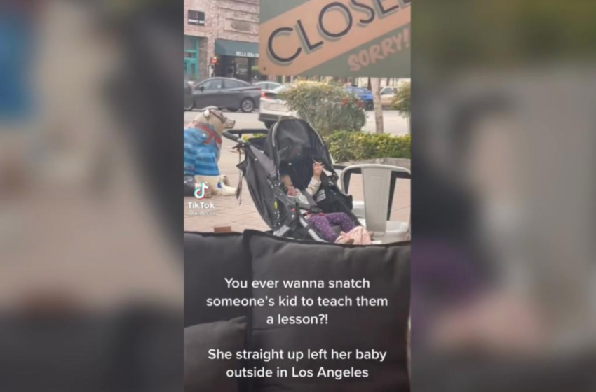  Woman Outraged After Mother Leaves Young Child Outside While She Ordered Food Inside A Store