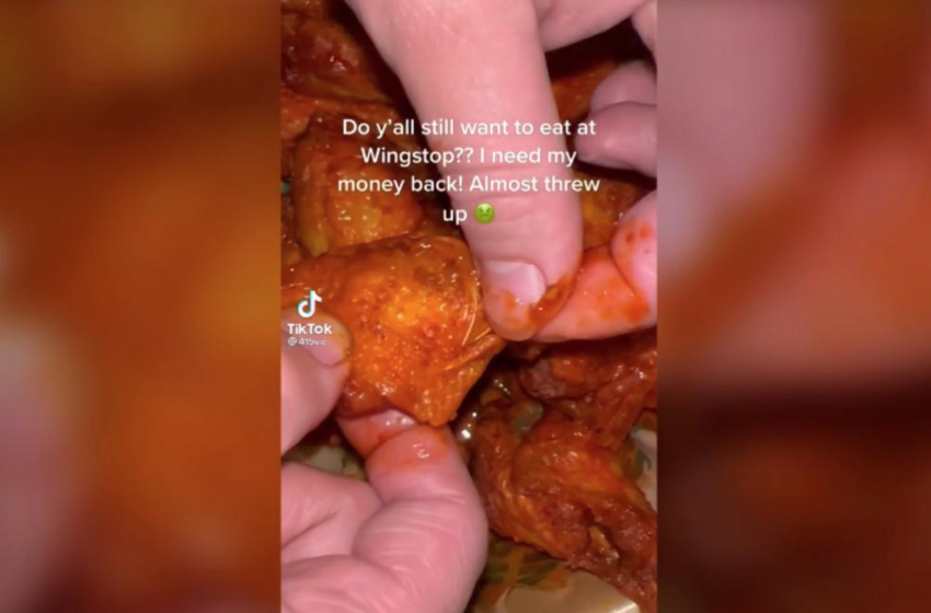  TikToker Disgusted After Finding Chicken Feathers In Wingstop Food