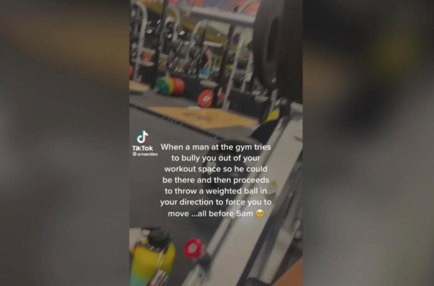  Woman Claims Man Tossed Weighted Ball At Her At The Gym To Get Her To Move