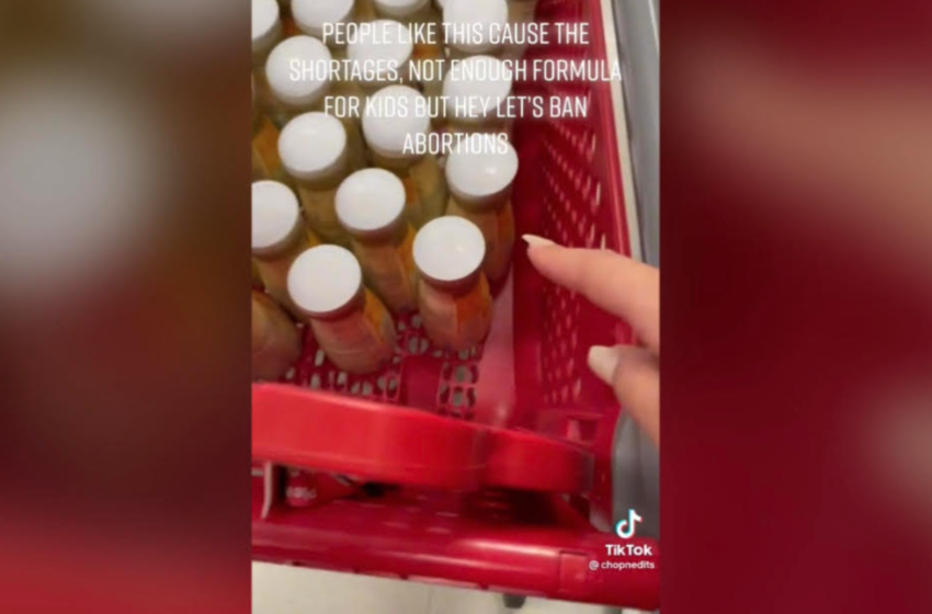  Woman Confronts Shopper For Filling Up Cart With Baby Formula Amid Shortage