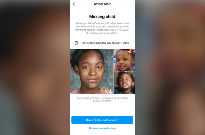  Instagram Confirms New ‘Amber Alert’ Feature To Help Locate Missing Children