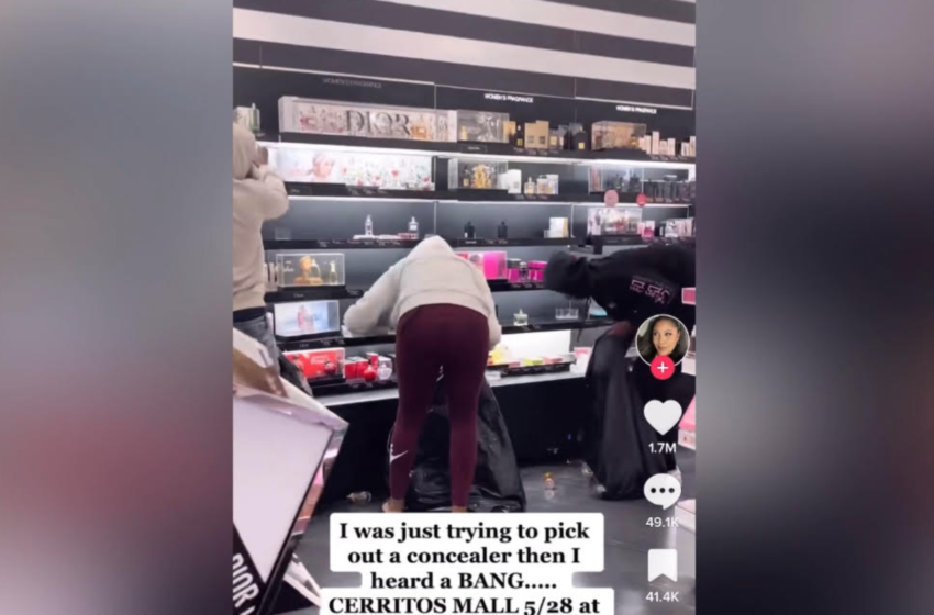  Shoplifters Clear Out Sephora Store Shelves In Shocking Video 