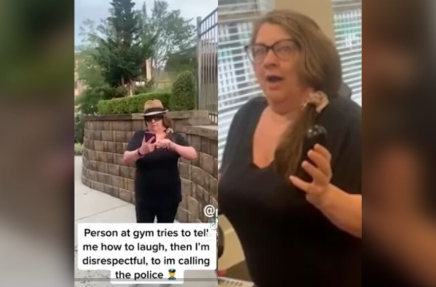  ‘Karen’ Confronts Black Woman For Laughing Loud In The Gym