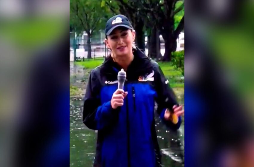  Reporter Explains Why She Put A Condon On Mic During Hurricane Ian Broadcast, Says ‘It Helps Protect The Gear’  