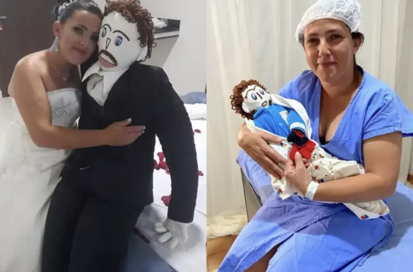  Woman Claims Handmade Rag Doll Husband Had Affair While Their Rag Doll Child Was In The Hospital